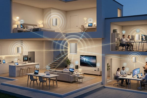 Future-Facing Multi-Room Networks use wifi 7 repeaters